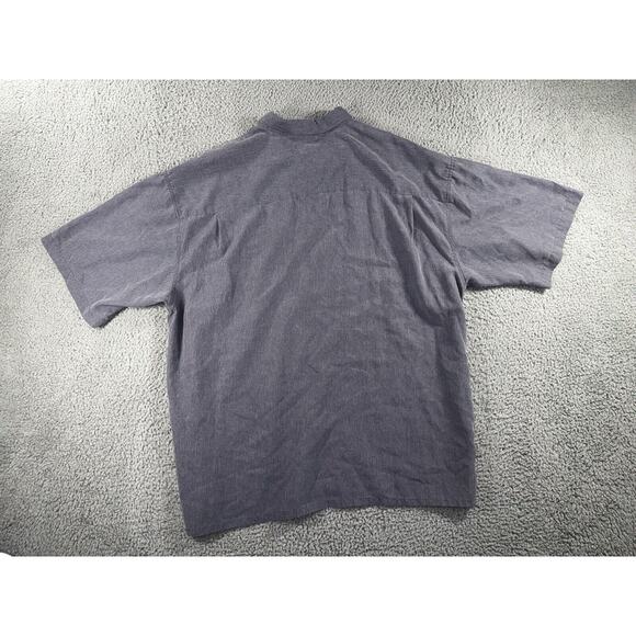 Bamboo Cay Shirt Men 2XL Button Upl Short Sleeve Travel Vacation Resort - Picture 2 of 6